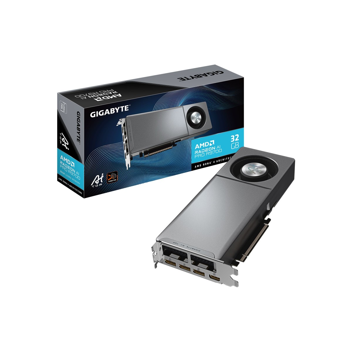 Gigabyte AI TOP Radeon AI PRO R9700 32GB Grafikkarte