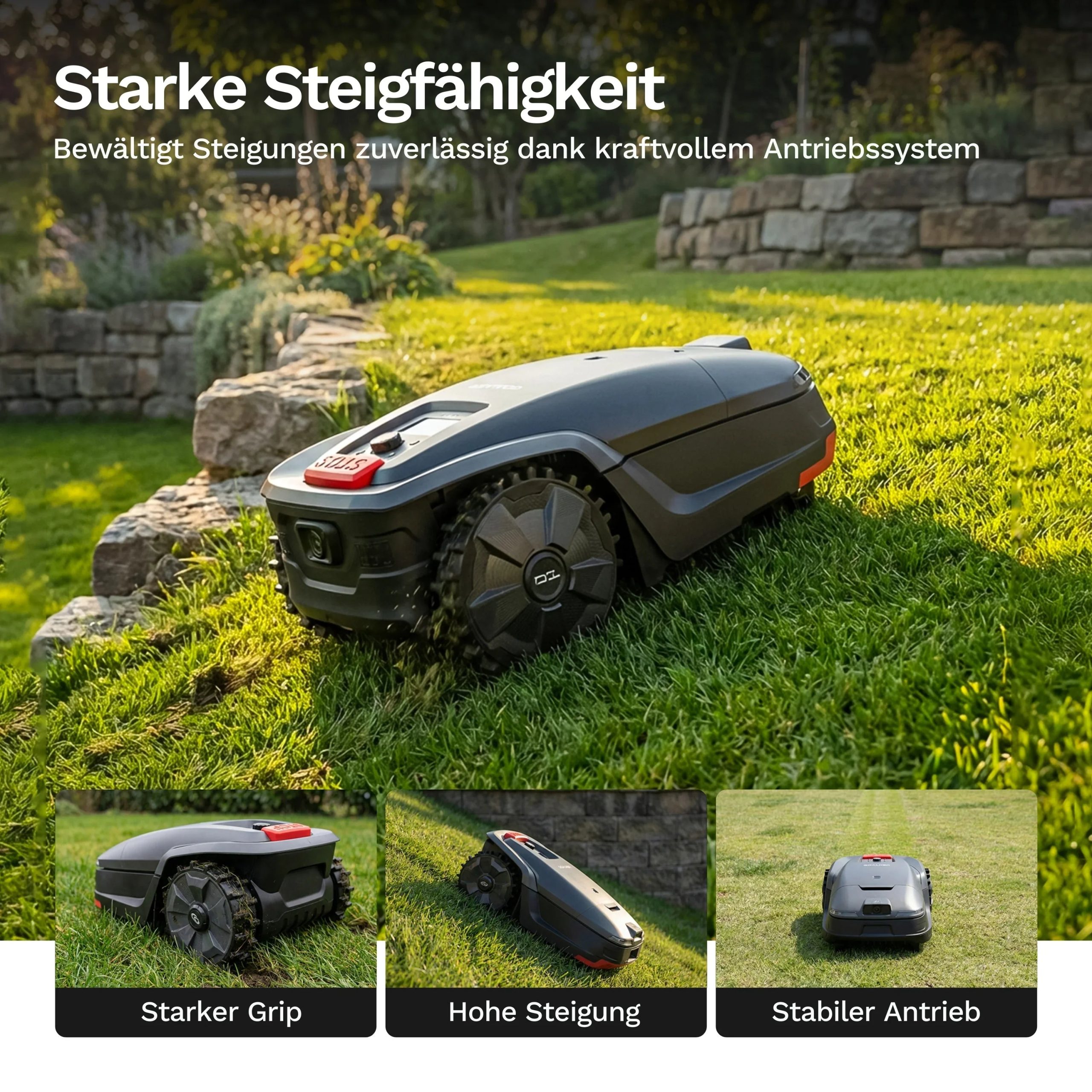Goalker H1 – Mähroboter ohne Begrenzungskabel