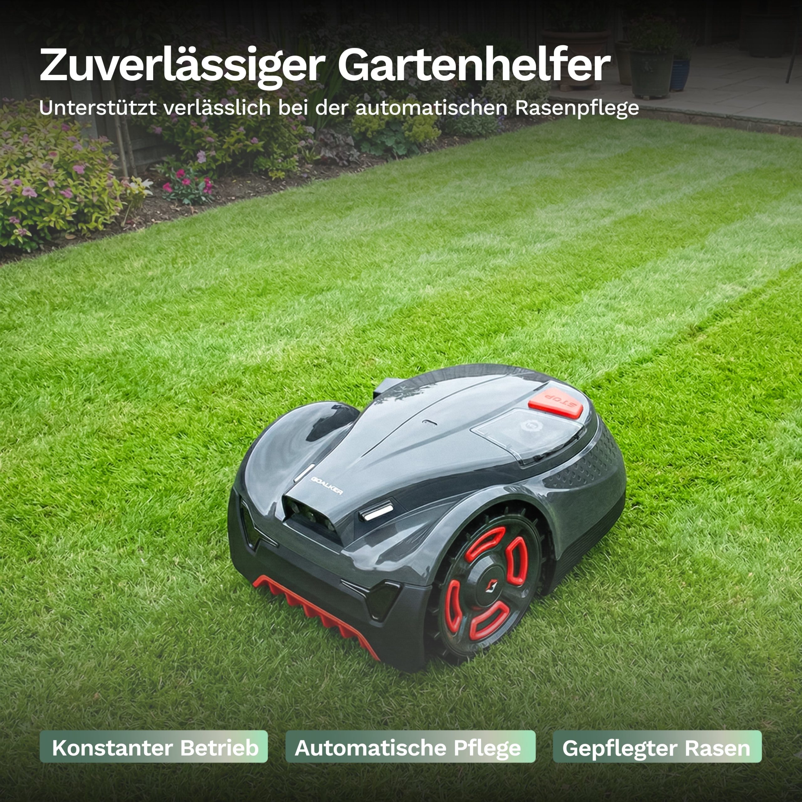 Goalker H3 Pro – Mähroboter ohne Begrenzungskabel