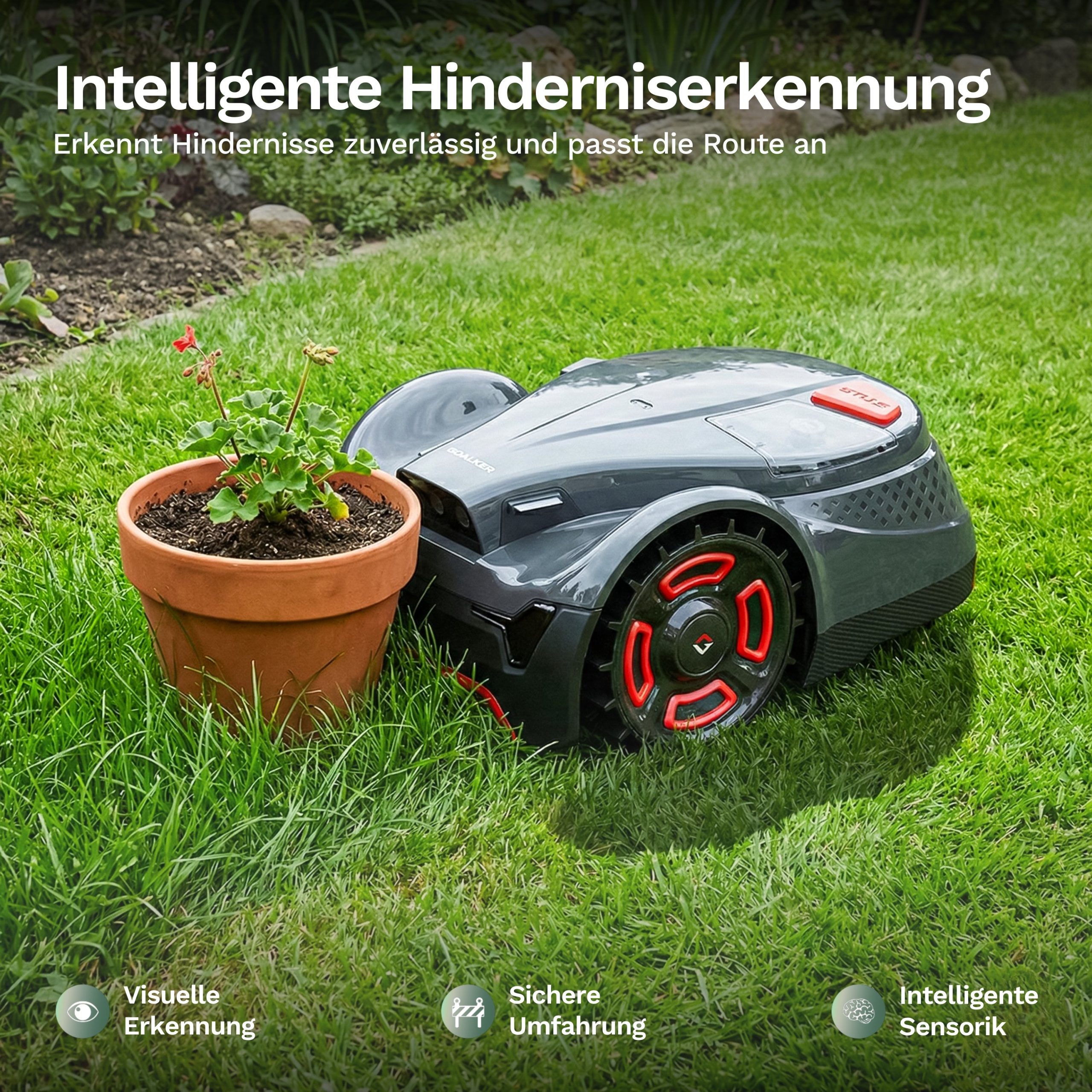 Goalker H3 Pro – Mähroboter ohne Begrenzungskabel