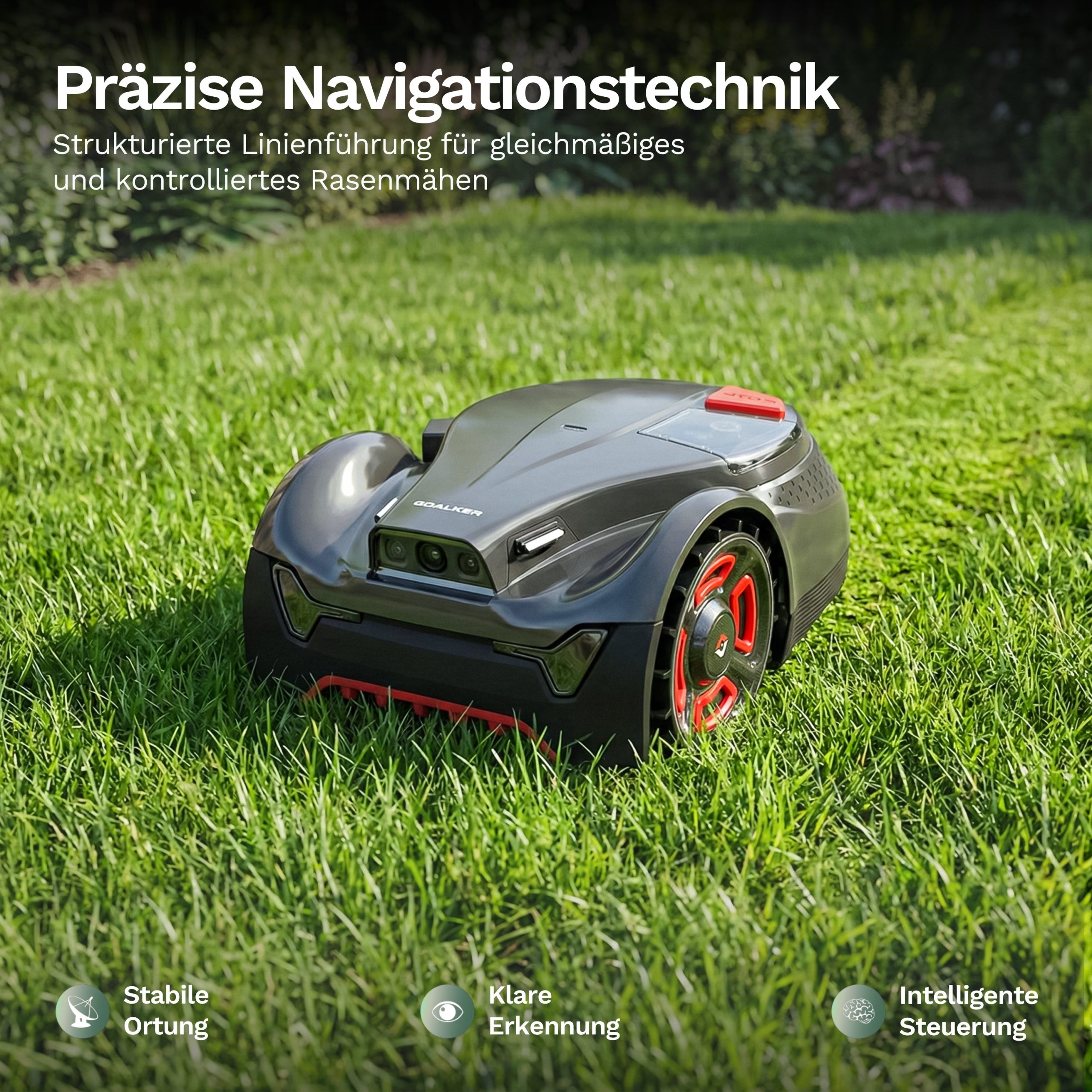 Goalker H3 Pro – Mähroboter ohne Begrenzungskabel