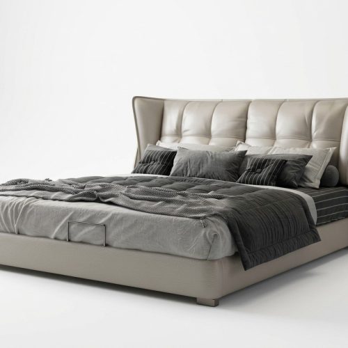 Grau Schlafzimmer Betten Polster Bett Chesterfield Italienische Möbel Grau Schlafzimmer Betten Polster Bett Chesterfield Italienische Möbel