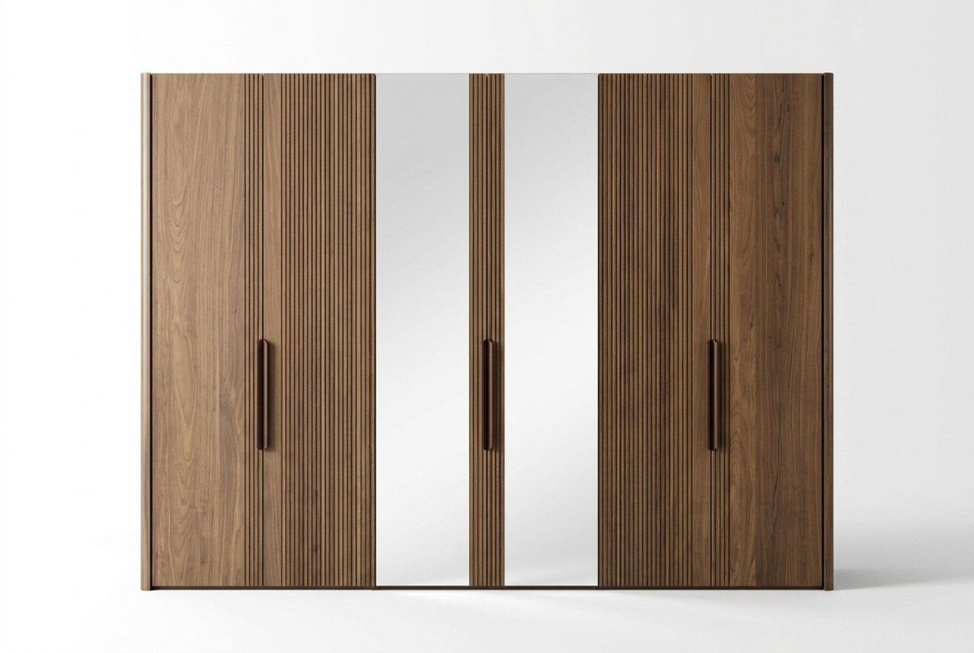 Großer Brauner Kleiderschrank Schlafzimmer Schrank mit Spiegel Schränke Großer Brauner Kleiderschrank Schlafzimmer Schrank mit Spiegel Schränke