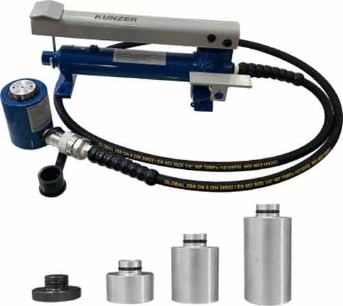 Kunzer Auspress-Werkzeug für NFZ-Räder, 5-tlg. im Koffer HL1001D-SET Kunzer Auspress-Werkzeug für NFZ-Räder, 5-tlg. im Koffer HL1001D-SET