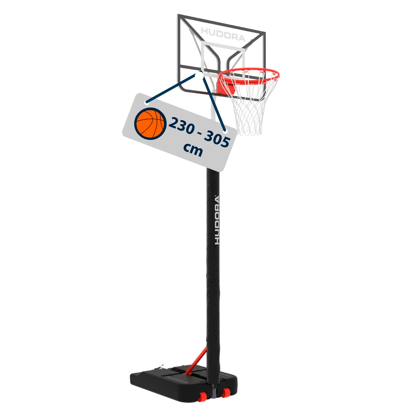 HUDORA Basketballständer RoCo 305 - Gallery 1 HUDORA Basketballständer RoCo 305