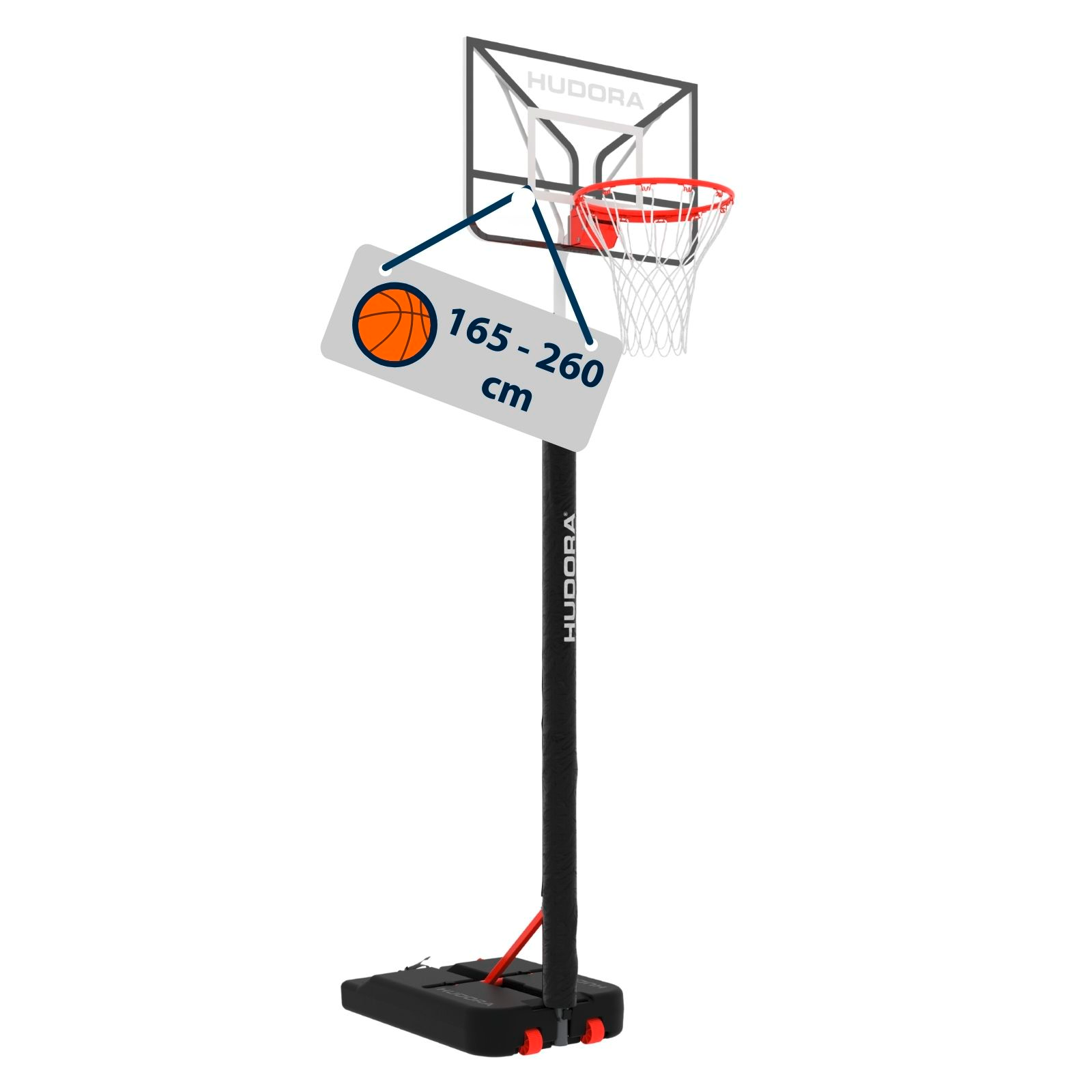 HUDORA Basketballständer RoCo 260 - Gallery 1 HUDORA Basketballständer RoCo 260