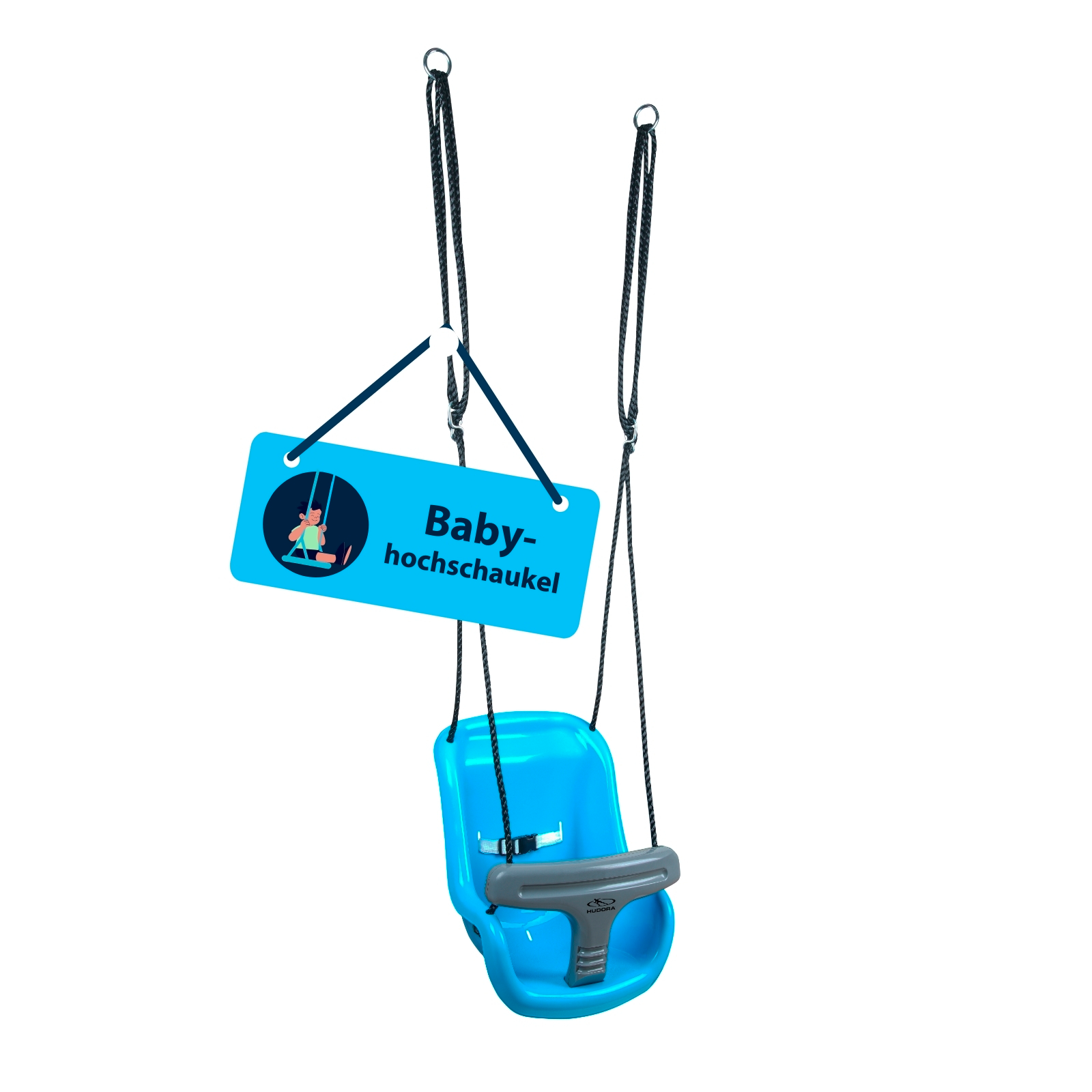 HUDORA Babyhochschaukel blau/grau HUDORA Babyhochschaukel blau/grau