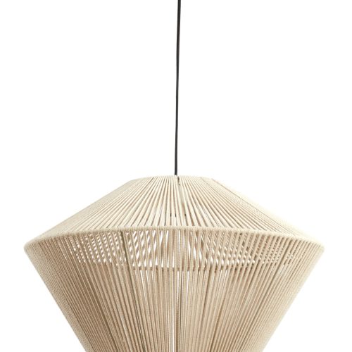 Hängeleuchte  Durchm. 53x37cm in cream