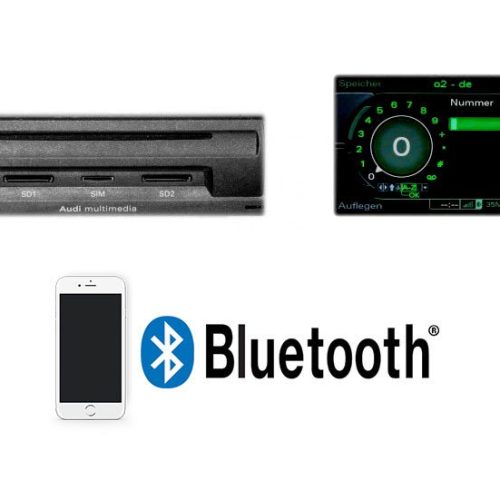 Handyvorbereitung Bluetooth für Audi Q7 4L MMI 3G "Komplett"