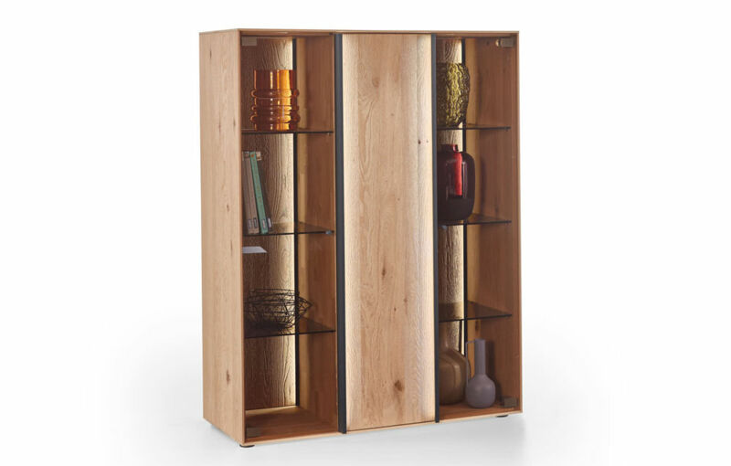 Hartmann Highboard ANEA ca. B111 H145 T44 cm in Kerneiche natur sandgestrahlt Hartmann Highboard ANEA ca. B111 H145 T44 cm in Kerneiche natur sandgestrahlt