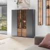 Hartmann Highboard SELINO in Birke massiv anthrazit lack. - Gallery 1 Hartmann Highboard SELINO in Birke massiv anthrazit lack.