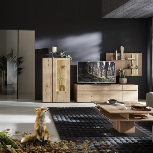 Hartmann Wohnkombination VIDA in Kerneiche Natur, massiv Hartmann Wohnkombination VIDA in Kerneiche Natur, massiv