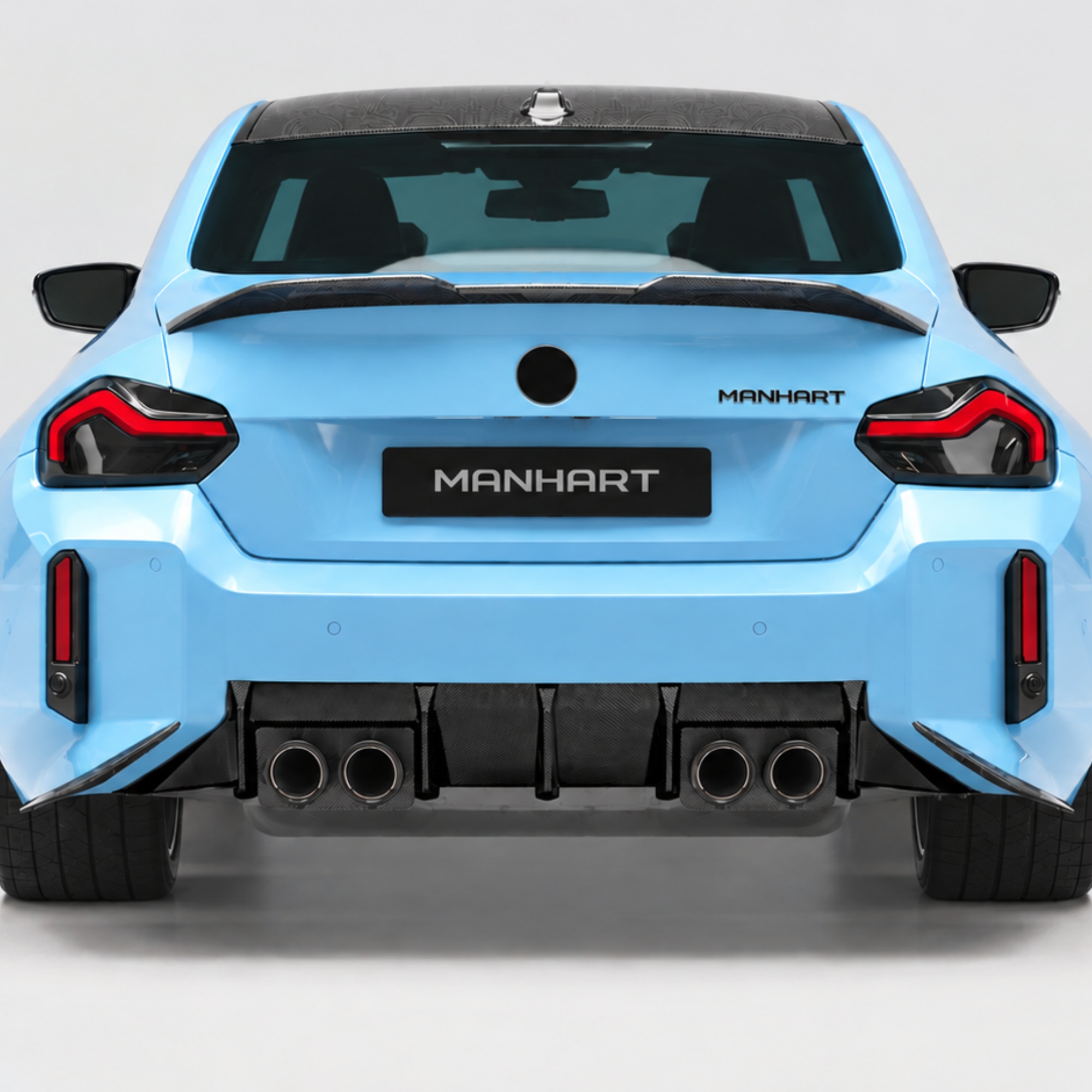 Carbon Heckdiffuser für M2 G87 - MANHART Forged Carbon