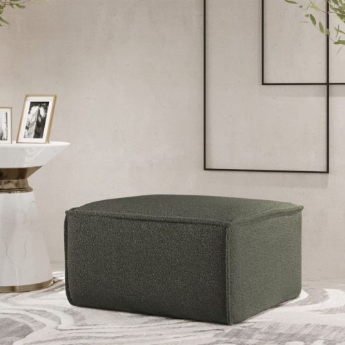OUTLET Polsterhocker Designerhocker CELES PREMIUM 105x105 cm Stoff Ascot Bukl... OUTLET Polsterhocker Designerhocker CELES PREMIUM 105x105 cm Stoff Ascot Bukl...