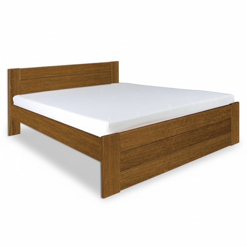 Holzbett Echtes Holz Bett Betten Hotel 200x200 Stil Massive Möbel Schlafzimmer