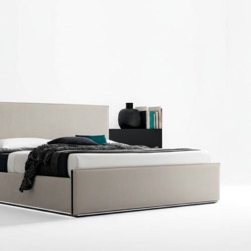 Italienische Möbel Design Bett Schlafzimmer Betten Leder Hotel Luxus Polster Neu