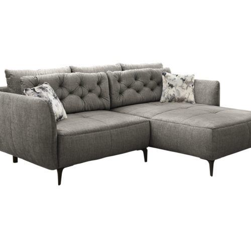 Rundecke Salo ca. 251x186 oder 186x251 Grau