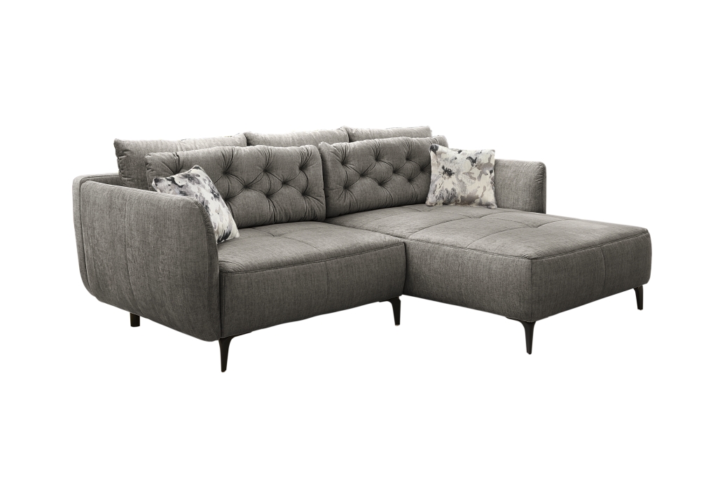 Rundecke Salo ca. 251x186 oder 186x251 Grau