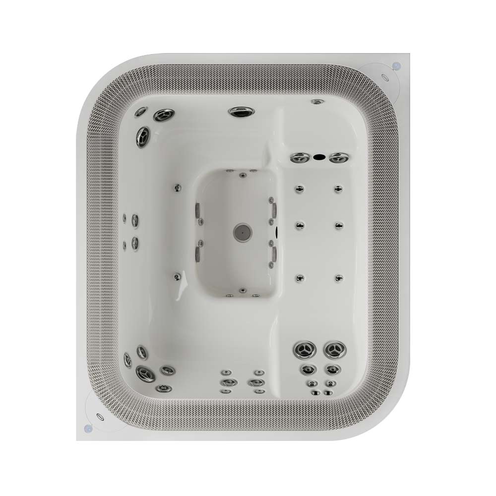 Indoor & Outdoor Whirlpool | Jacuzzi® Virtus | Einbau-Whirlpool | Überlaufrinne