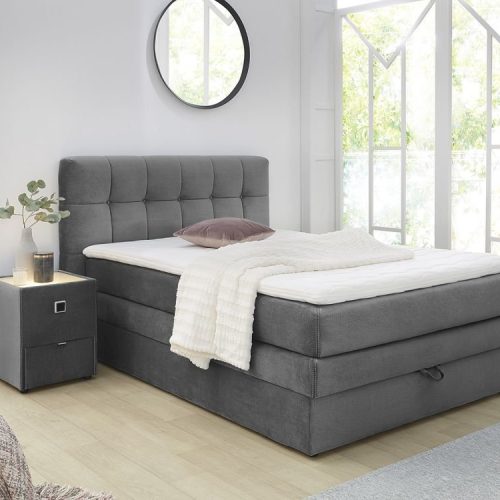 Jockenhöfer Boxspringbett Amy ca. 140x200cm Grau | 50000102 Jockenhöfer Boxspringbett Amy ca. 140x200cm Grau | 50000102