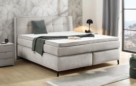 Jockenhöfer Boxspringbett Capello ca. 180x200cm Grau