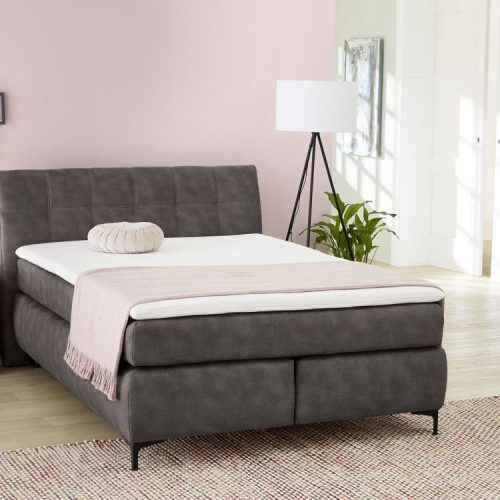 Jockenhöfer Boxspringbett Gitta ca. 140x200cm Grau