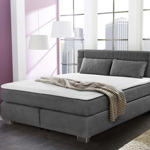Jockenhöfer Boxspringbett ROMANA ca. 160x200cm Grau | 5000009600 Jockenhöfer Boxspringbett ROMANA ca. 160x200cm Grau | 5000009600