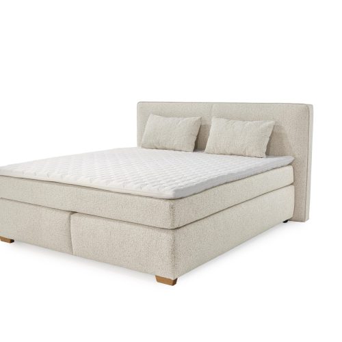 Jockenhöfer Boxspringbett VIOLETTA VALENTINA MIX ca. 180x200cm in  Flachgewebe beige