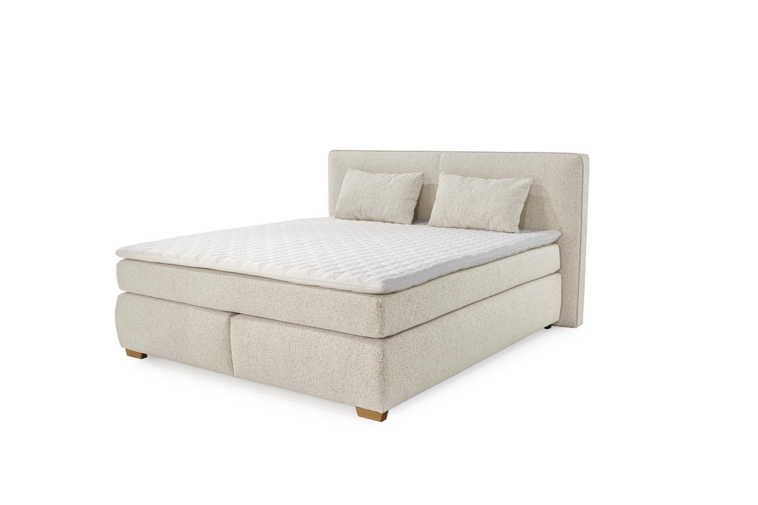 Jockenhöfer Boxspringbett VIOLETTA VALENTINA MIX ca. 180x200cm in Flachgewebe beige Jockenhöfer Boxspringbett VIOLETTA VALENTINA MIX ca. 180x200cm in Flachgewebe beige