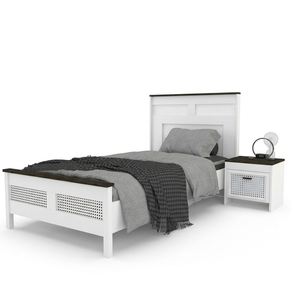 Bett Jugendzimmer Set Kinderbett Weiß Komfortabel Moderne Möbel 100x200 Bett Jugendzimmer Set Kinderbett Weiß Komfortabel Moderne Möbel 100x200