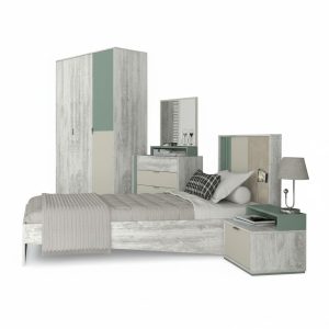 Jugendzimmer Set stilvoll Grau 7tlg Modernes Kinderzimmer Schlafzimmer Set Jugendzimmer Set stilvoll Grau 7tlg Modernes Kinderzimmer Schlafzimmer Set
