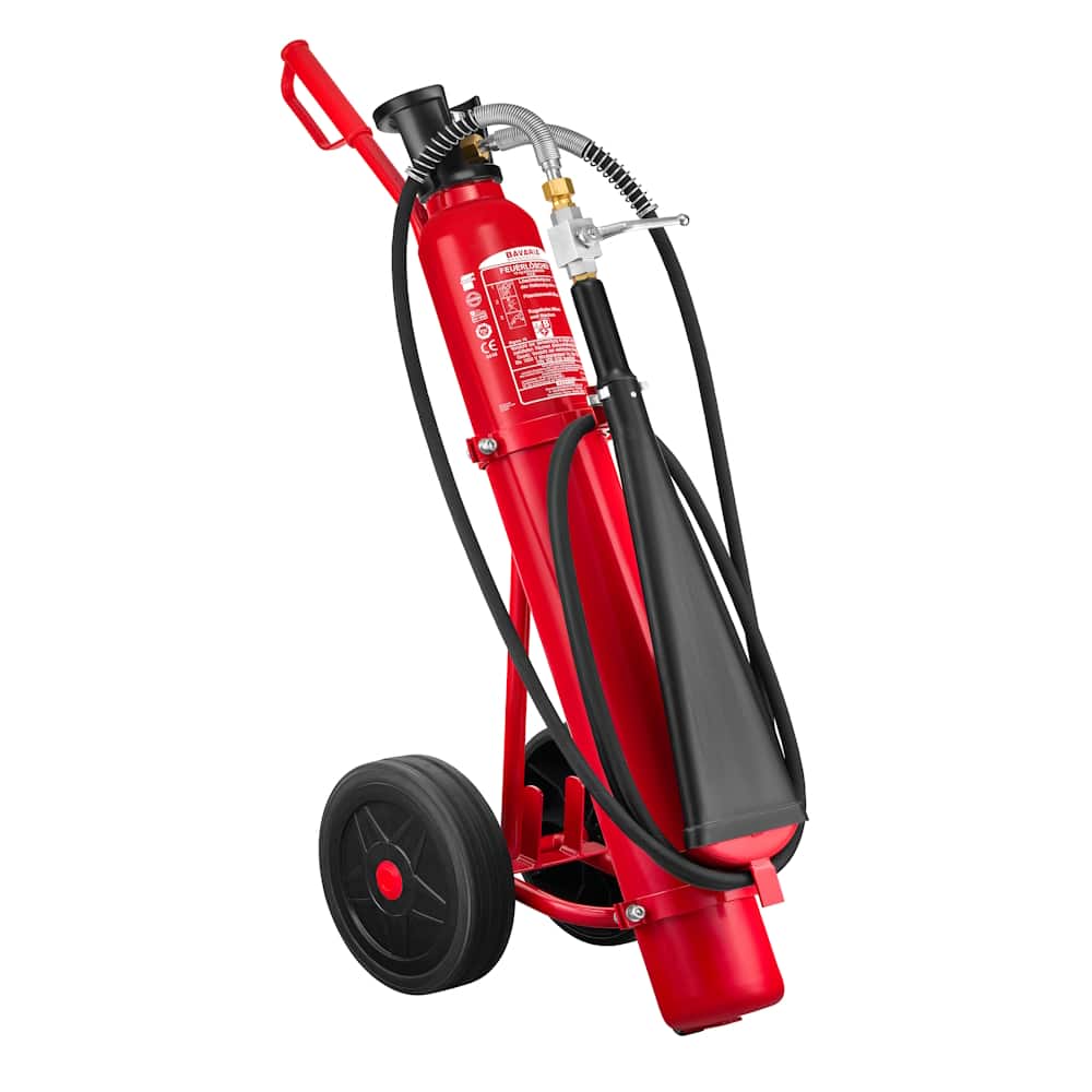 Bavaria - Sigma 10 - 10kg - CO2-Dauerdruck-Feuerlöscher - fahrbar
