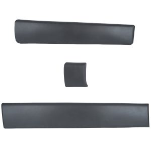 KOMPLETT SET LINKS Seitenleisten Türleisten Leisten Zierleisten Seitenleiste + Clips 8200036086 8200036101 8200036075 für Renault Trafic II 2001-2013 / Opel Vivaro 2001-2013 / Nissan Primastar 2001-2013