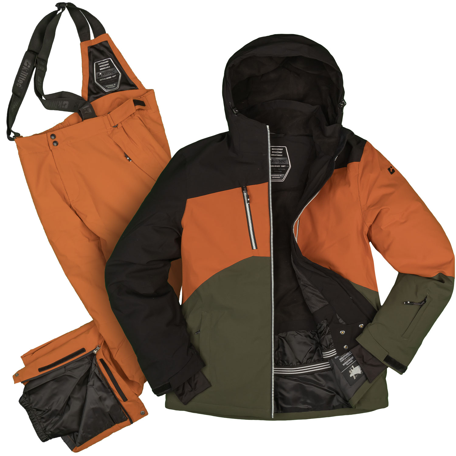 killtec hochwertiger Herren Skianzug 2 Teiler Skihose und Skijacke Gr. XXL killtec hochwertiger Herren Skianzug 2 Teiler Skihose und Skijacke Gr. XXL