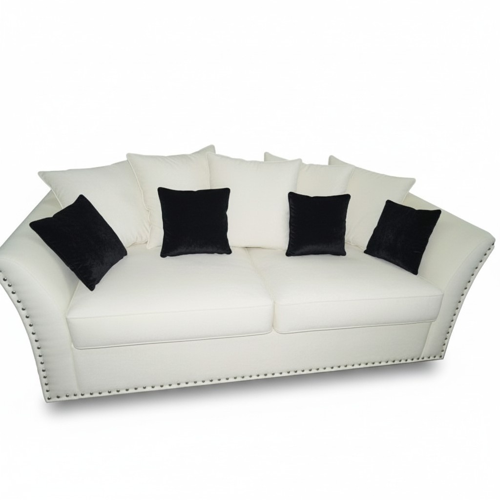 Klassische Design Couch Polster Sofa Dreisititzer Stoff Couchen Sofas 3 Sitzer Klassische Design Couch Polster Sofa Dreisititzer Stoff Couchen Sofas 3 Sitzer