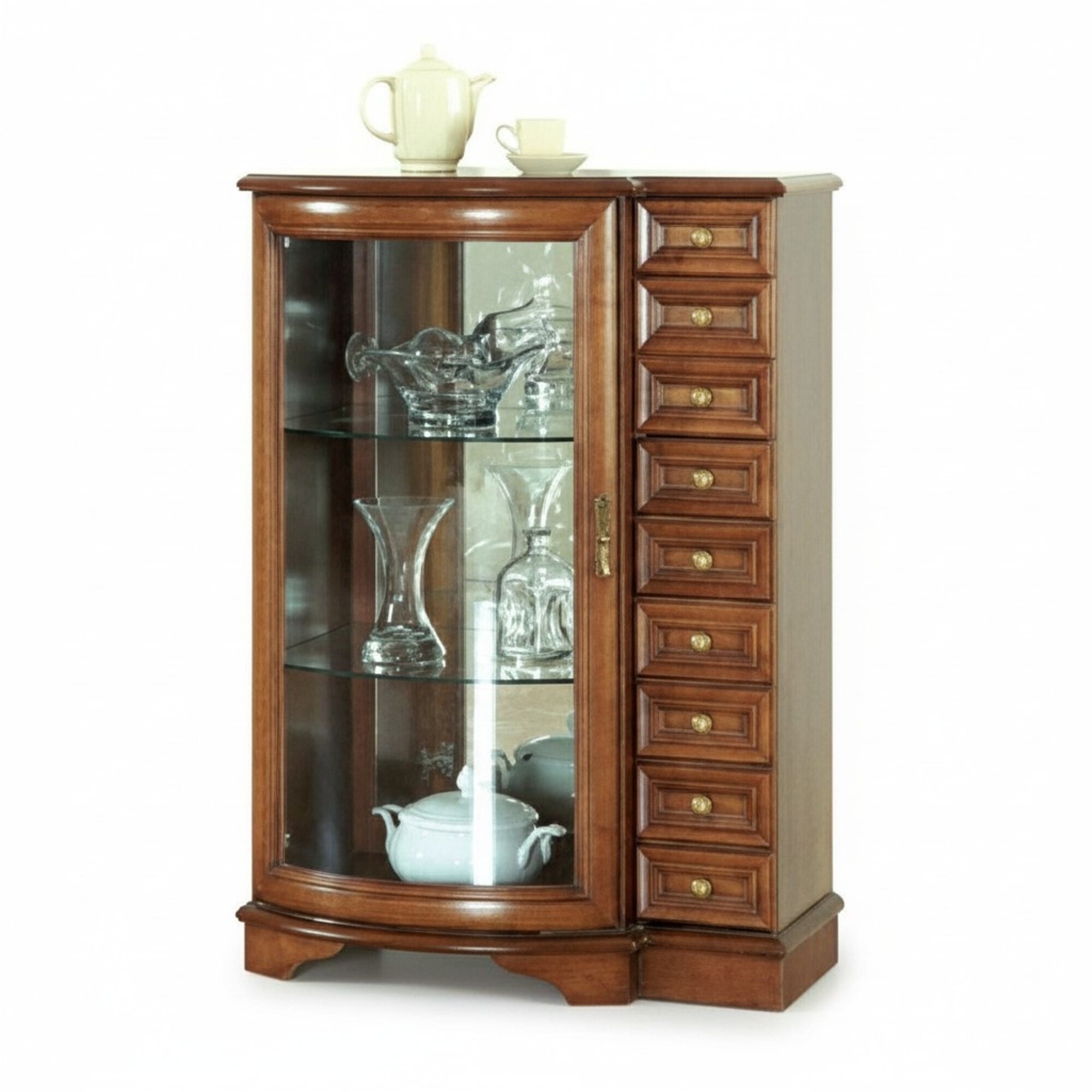 Klassische Vitrine Kommode Kommoden Kommodenschrank Schrank Vitrinen Model Z-KS1 Klassische Vitrine Kommode Kommoden Kommodenschrank Schrank Vitrinen Model Z-KS1