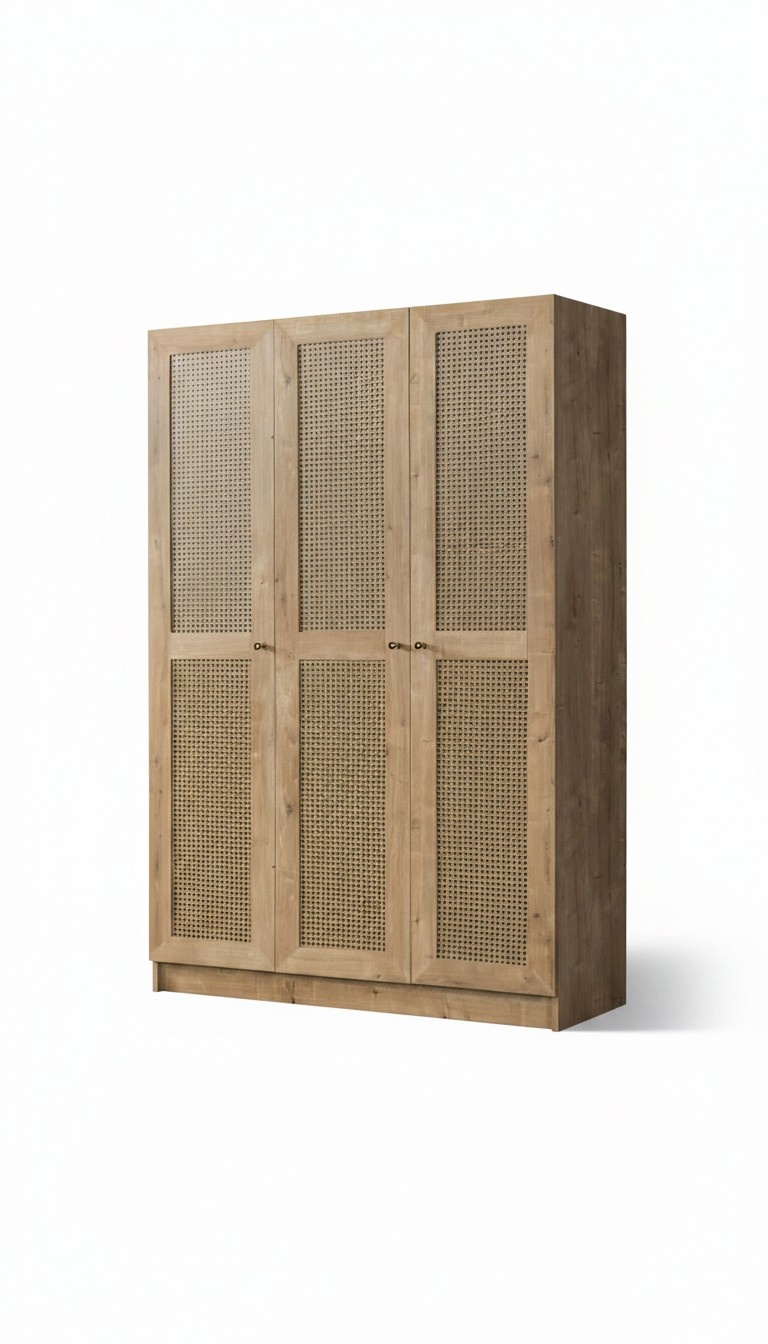 Kleiderschrank Schlafzimmer Moderne Möbel Braun Holz Luxus Design