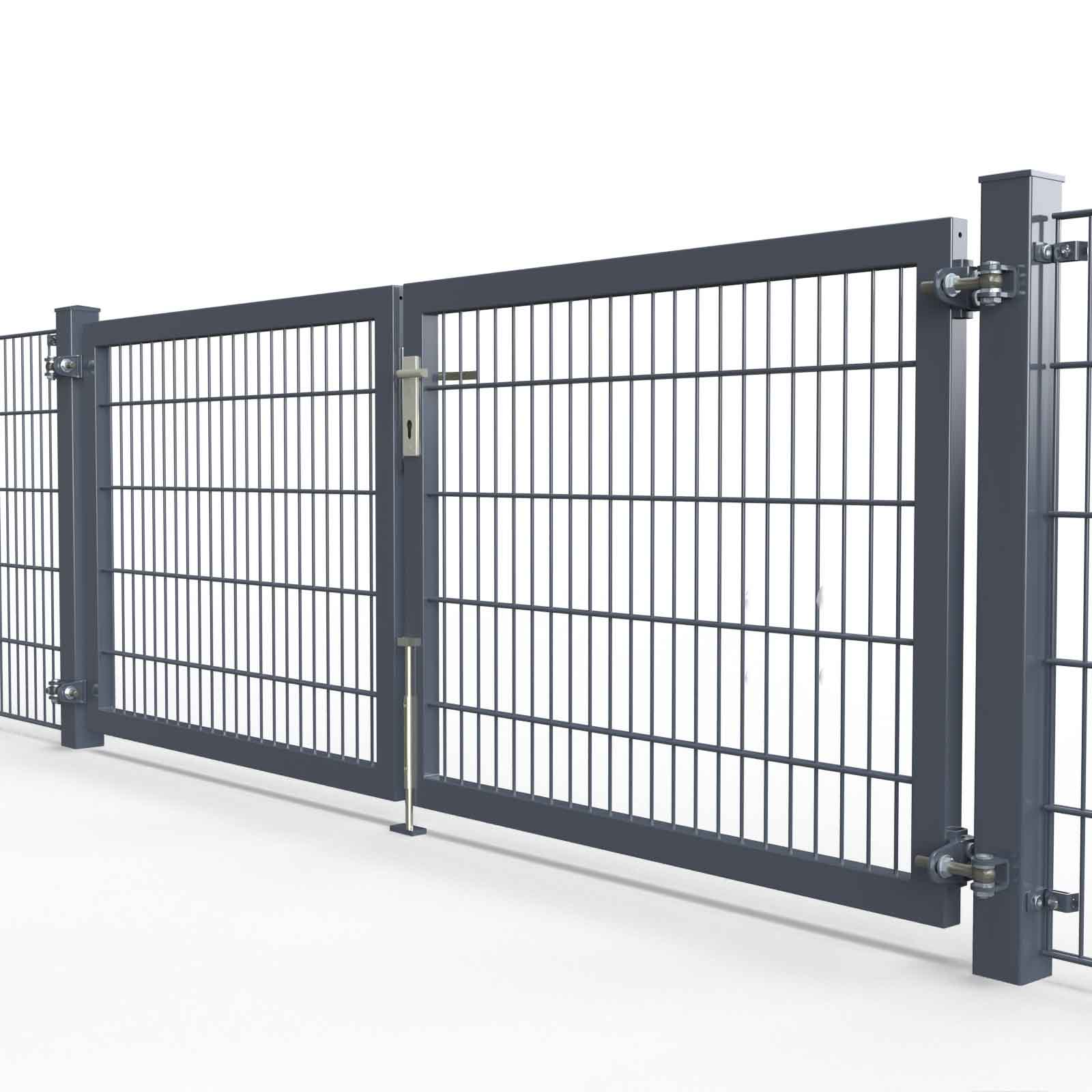 Kombitor Premium 8/6/8, 2-flg. asymmetrisch, Breite 2500mm Zum Einbetonieren Drücker 1000 mm RAL 6005 Moosgrün Leiste mit Feststeller mit E-Öffner Kombitor Premium 8/6/8, 2-flg. asymmetrisch, Breite 2500mm Zum Einbetonieren Drücker 1000 mm RAL 6005 Moosgrün Leiste mit Feststeller mit E-Öffner