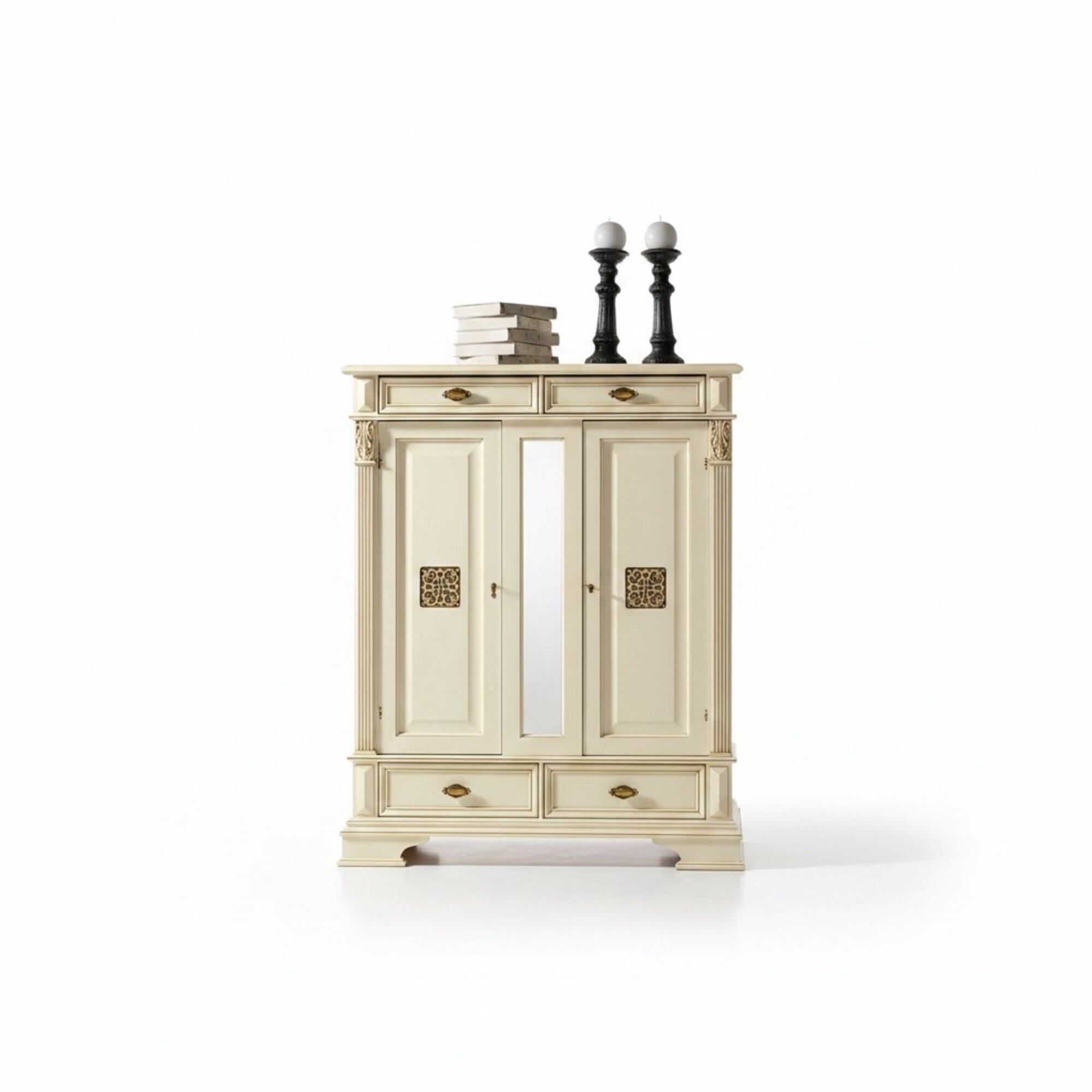 Kommode Anrichte Schrank Sideboard Garderobe Italienische Möbel Antik