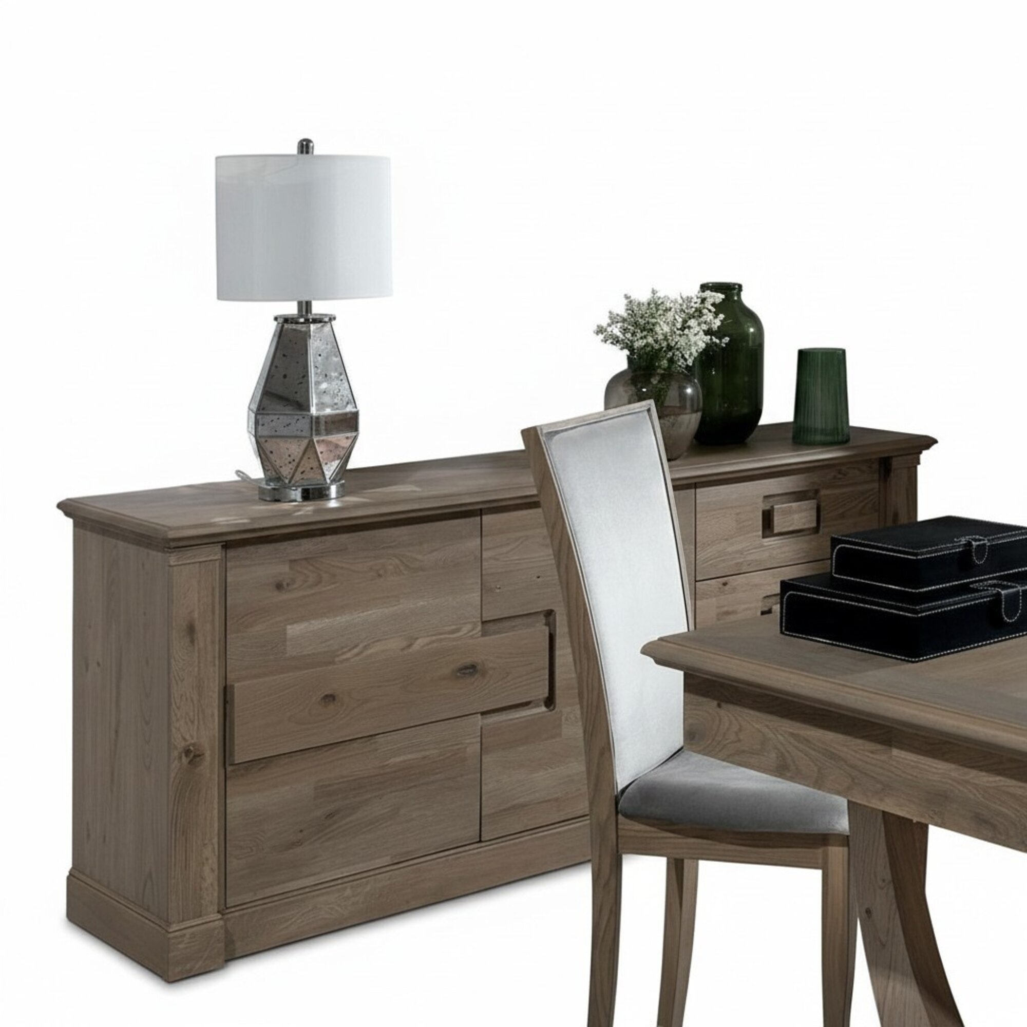 Kommoden Schrank mit Spiegel xxl Kommode Buffet Holz neu Anrichte 2tlg Kommoden Schrank mit Spiegel xxl Kommode Buffet Holz neu Anrichte 2tlg