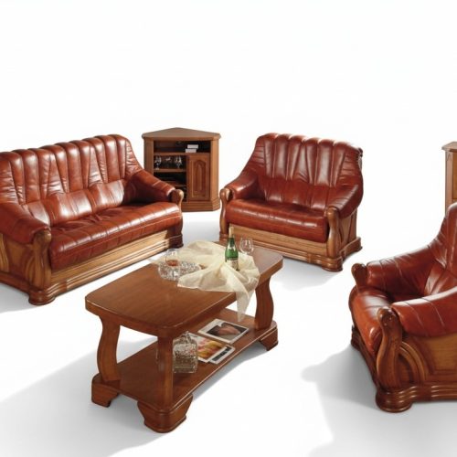 Komplett Set Ledersofa Ledercouch Ledergarnitur Sofa Sitz Couch 3+2+2