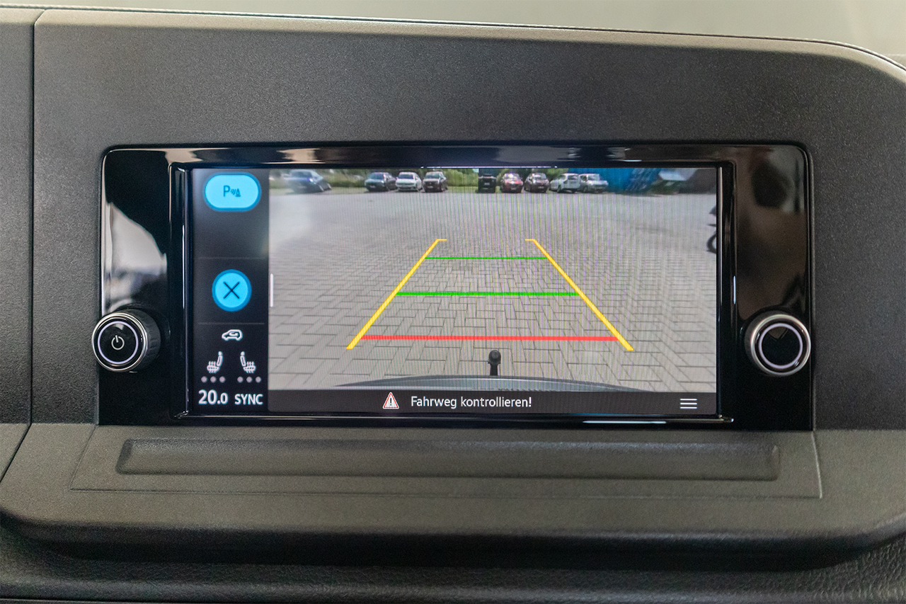 Komplettset Rückfahrkamera für VW Caddy SB Komplettset Rückfahrkamera für VW Caddy SB