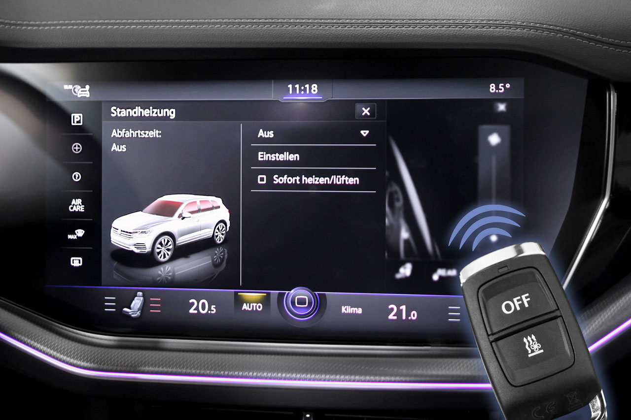 Komplettset Standheizung für VW Touareg CR Komplettset Standheizung für VW Touareg CR