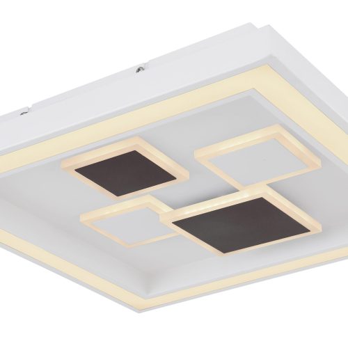 Globo LED-Deckenleuchte NOLO 2-flammig in Farbe weiß, anthrazit Globo LED-Deckenleuchte NOLO 2-flammig in Farbe weiß, anthrazit