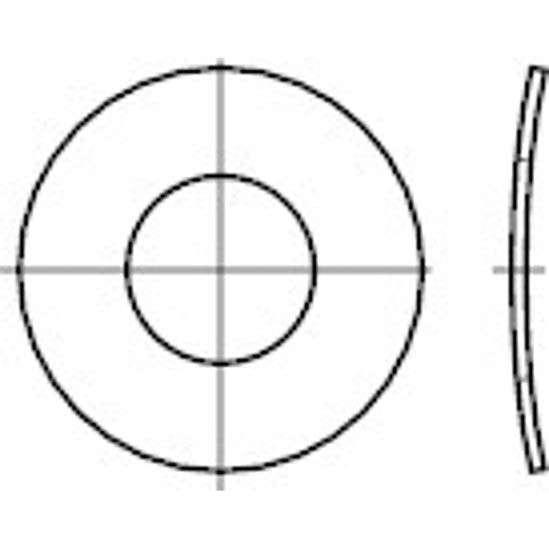 Federscheiben DIN 137 Federst. A 10 mech. verzinkt mech Zn Federscheiben DIN 137 Federst. A 10 mech. verzinkt mech Zn