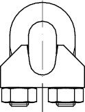 Drahtseilklemmen DIN 741 A 2 8 mm / M 6 5/16 ähnl. DIN 741 A - Gallery 1 Drahtseilklemmen DIN 741 A 2 8 mm / M 6 5/16 ähnl. DIN 741 A