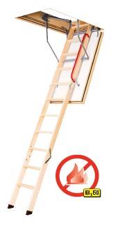 FAKRO Feuerhemmende Bodentreppe LWF 60 aus Holz FAKRO Feuerhemmende Bodentreppe LWF 60 aus Holz