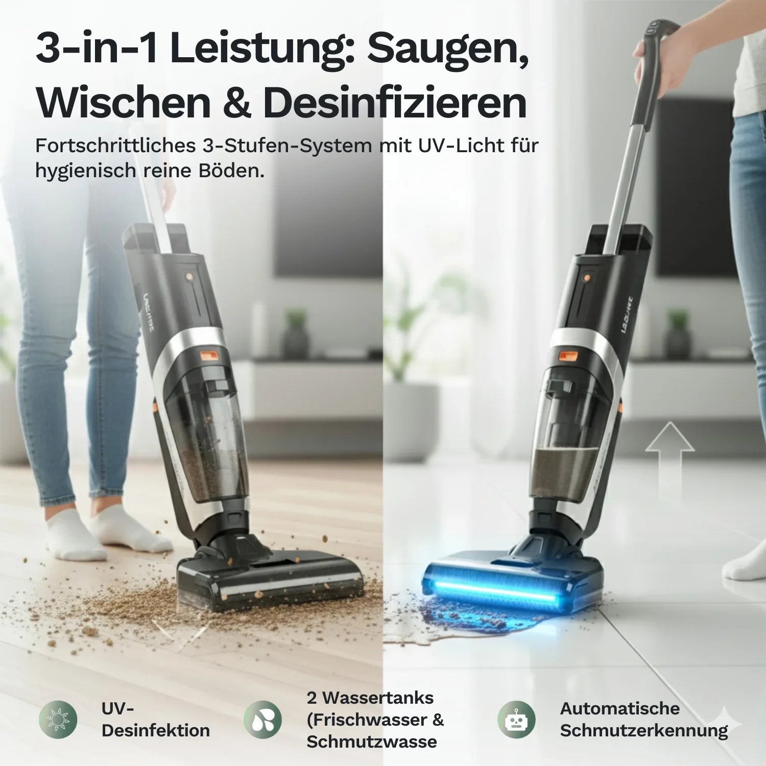 Lazurec L5 Nass-Trocken-Sauger – Komplettpaket