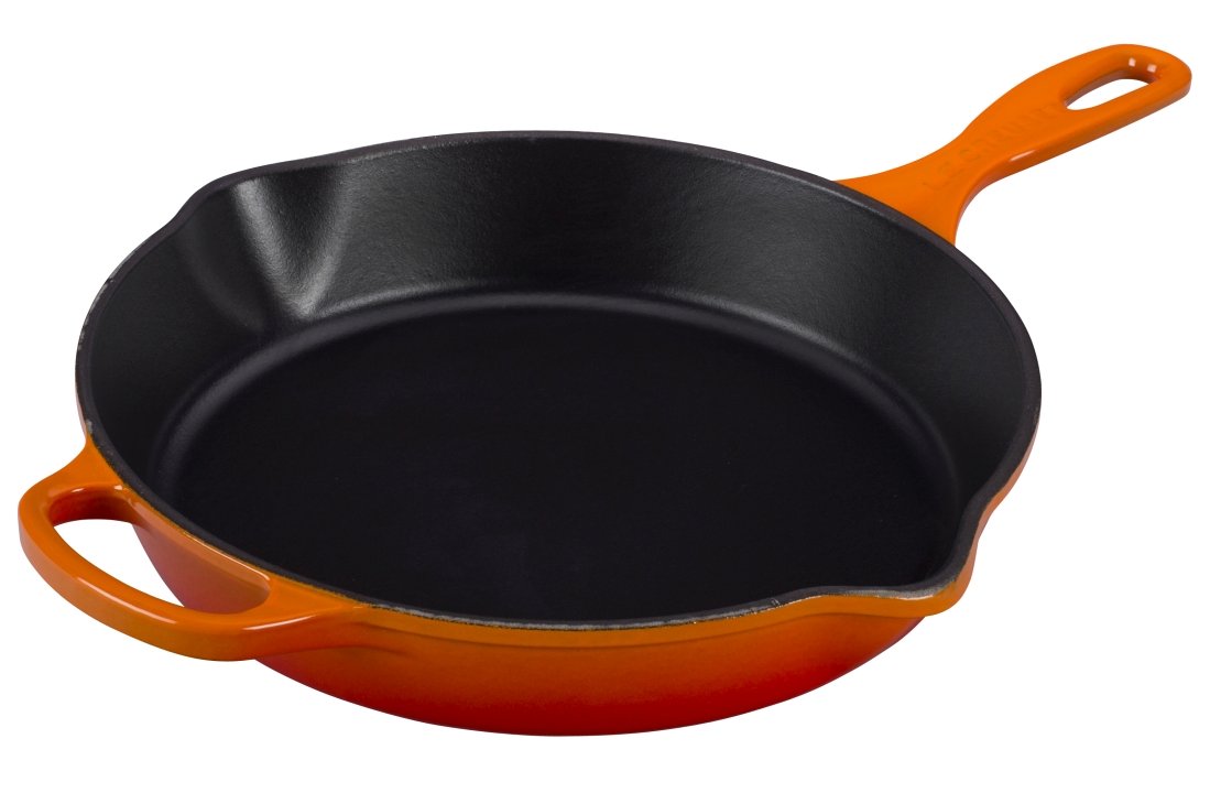 Le Creuset Brat- u.Servierpfanne Sig 26cm in Farbe Ofenrot - Gallery 1 Le Creuset Brat- u.Servierpfanne Sig 26cm in Farbe Ofenrot