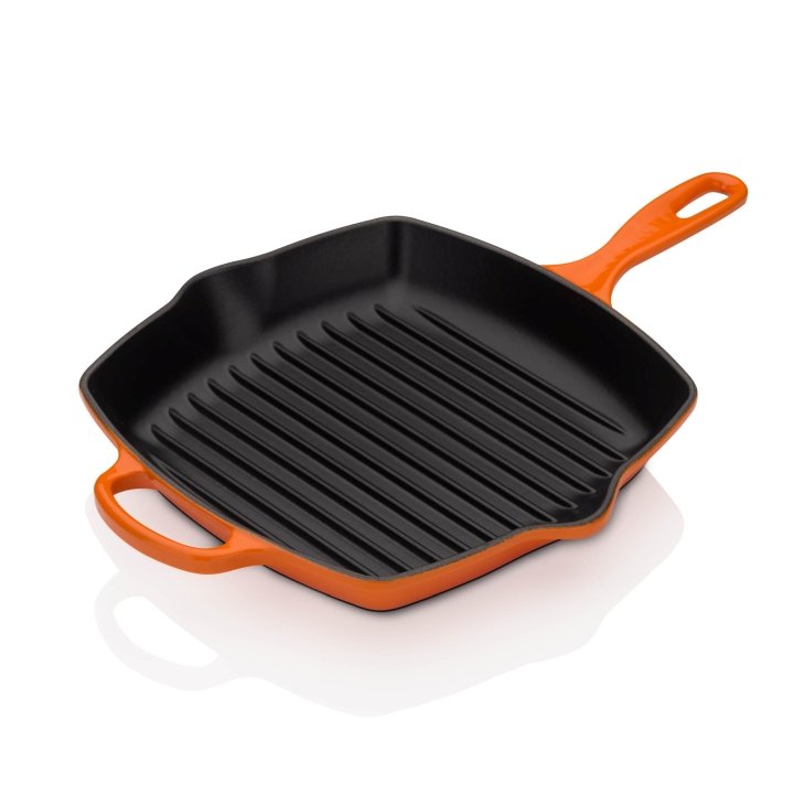 Le Creuset Grillpfanne Sig 26cm SIG in Farbe Ofenrot
